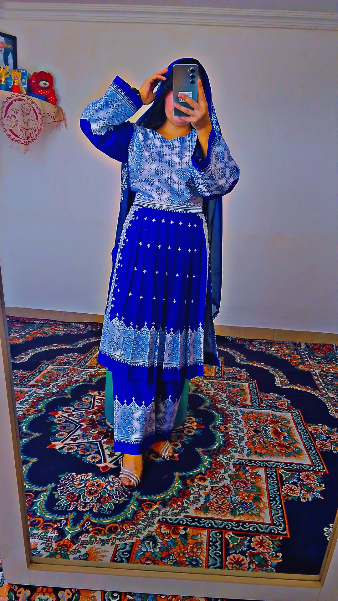 شال گول برچک خامک