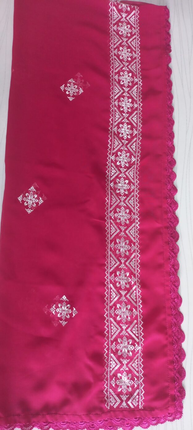 Hand work scarf